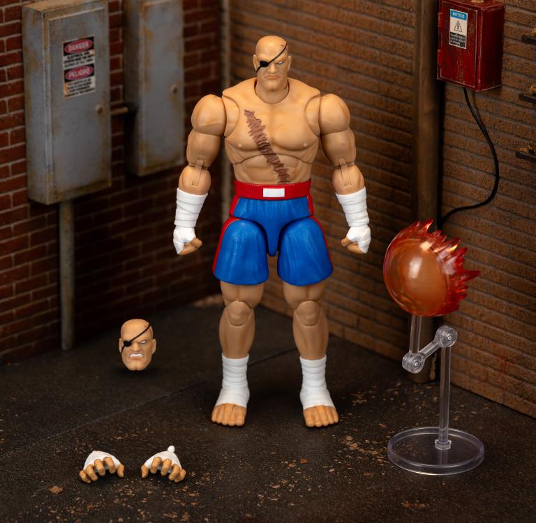 Jada Toys 1/12 Ultra Street Fighter II: The Final Challengers - Sagat