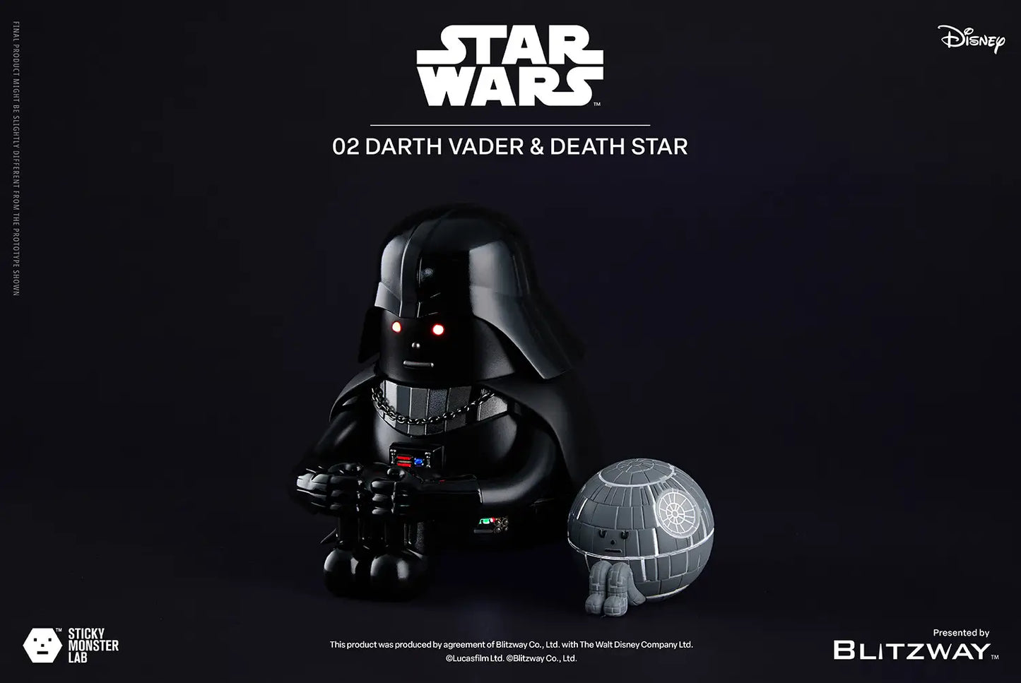 Blitzway Sticky Monster Lab Star Wars - Darth Vader & Death Star