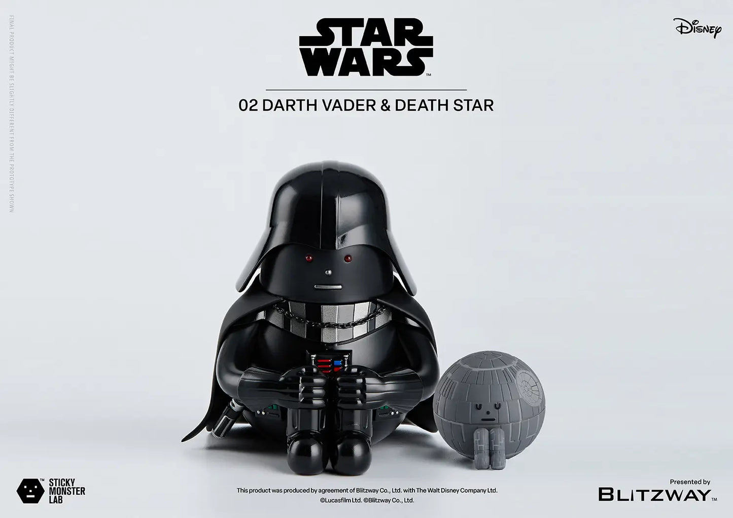 Blitzway Sticky Monster Lab Star Wars - Darth Vader & Death Star