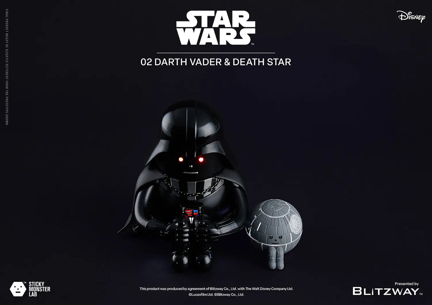 Blitzway Sticky Monster Lab Star Wars - Darth Vader & Death Star