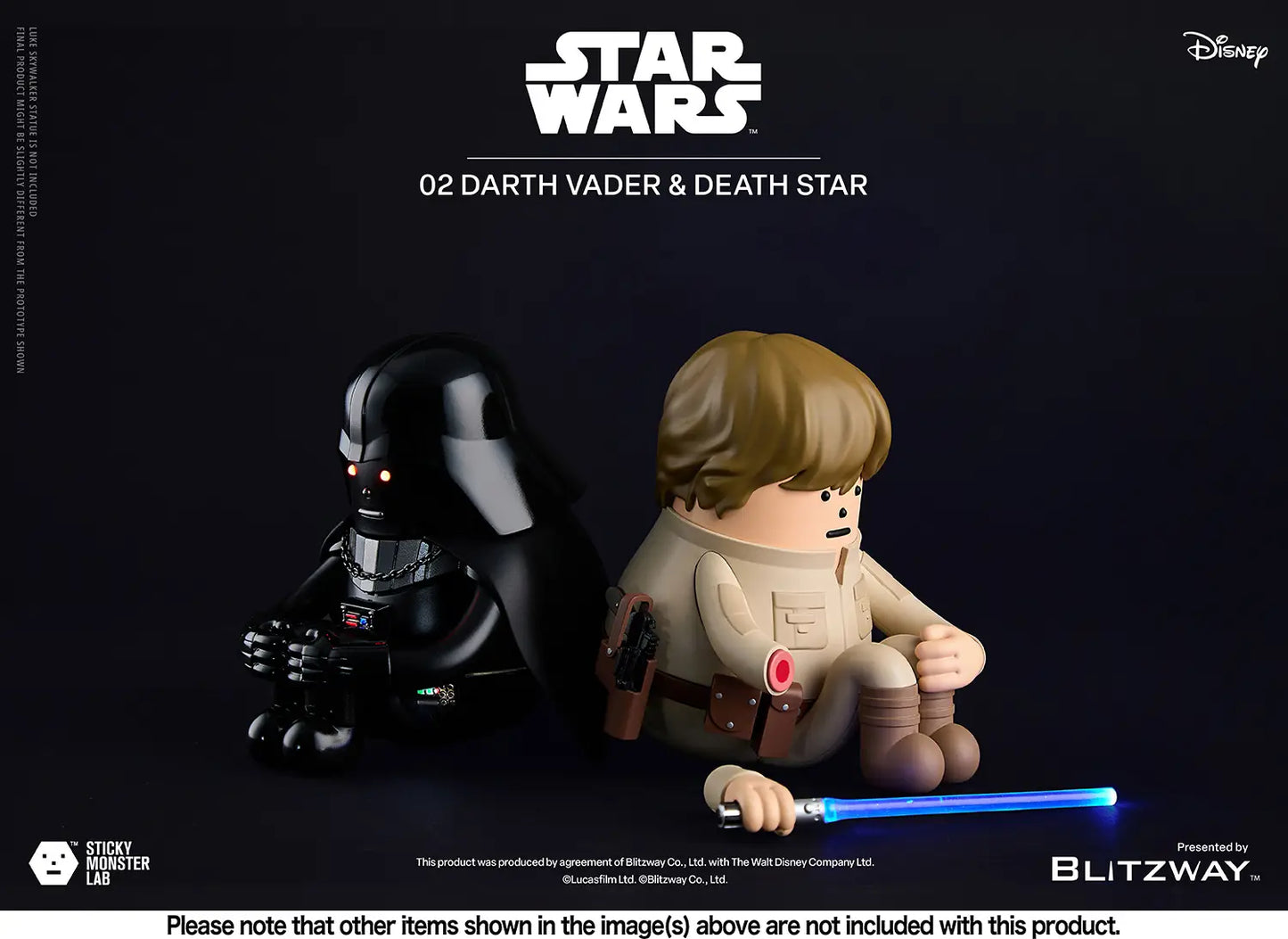Blitzway Sticky Monster Lab Star Wars - Darth Vader & Death Star