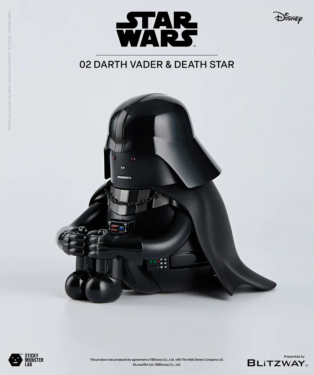 Blitzway Sticky Monster Lab Star Wars - Darth Vader & Death Star