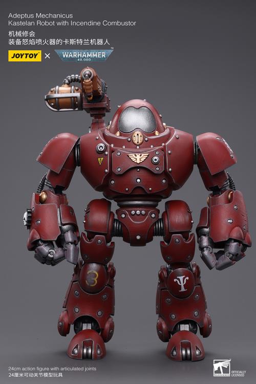 Joytoy 1/18 Warhammer 40k Adeptus Mechanicus Kastelan Robot with Incendine Combustor