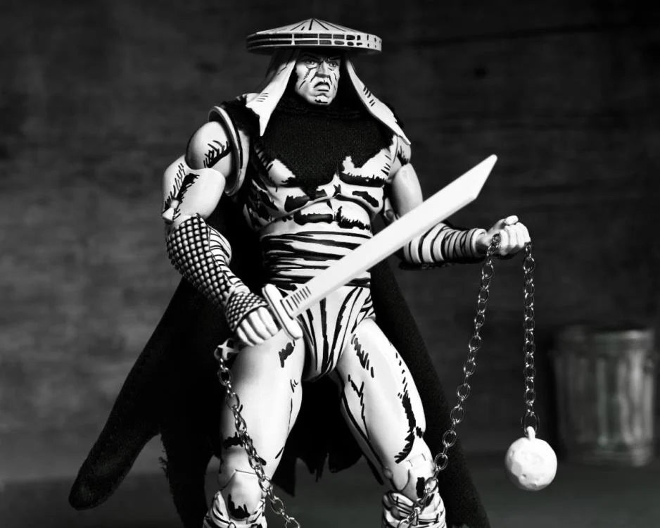 Neca Teenage Mutant Ninja Turtles Mirage Comics - Foot Assassin (Black & White)
