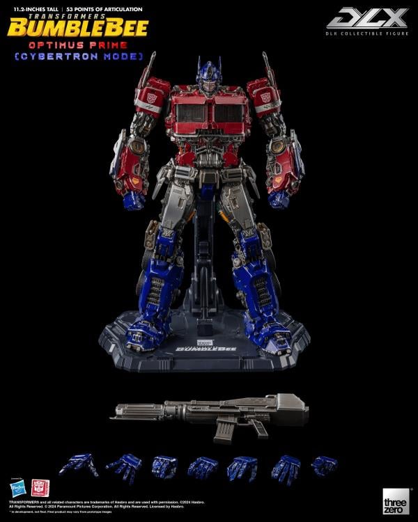 Threezero DLX Transformers Bumblebee Movie Optimus Prime (Cybertron Mode)