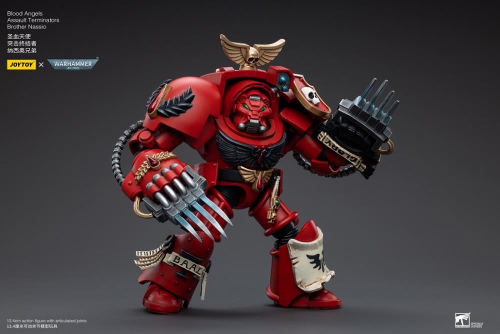Joytoy 1/18 Warhammer 40K Blood Angels Assault Terminators Brother Nassio