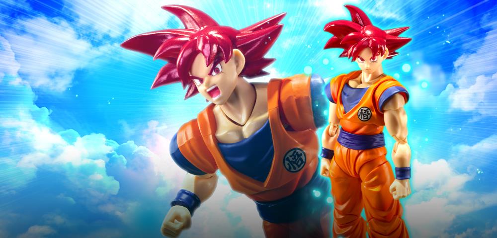 SH Figuarts Dragon Ball Super - Super Saiyan God Son Goku (Saiyan God of Virtue)