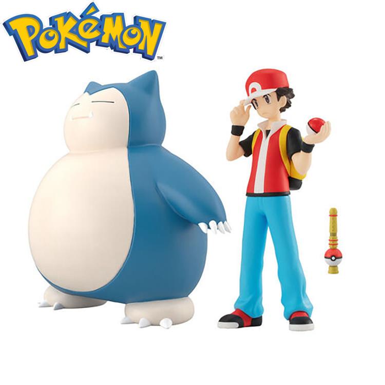 Pokemon Scale World Kanto Region Red & Snorlax & Pokemon Flute