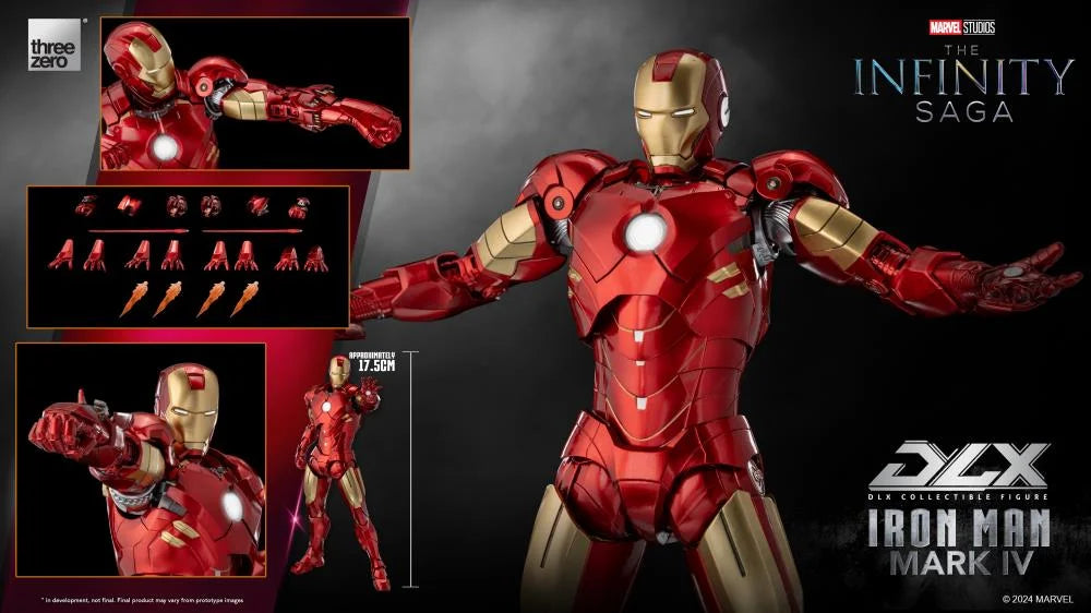 Threezero DLX Marvel Infinity Saga - Iron Man Mark 4