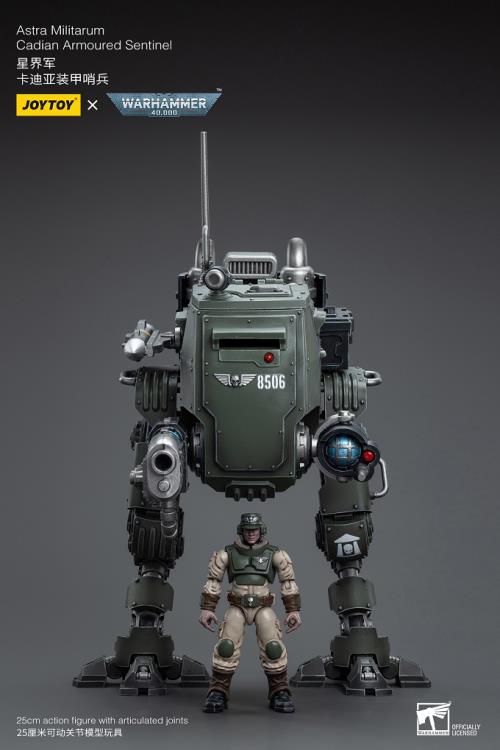 Joytoy 1/18 Warhammer 40k Astra Militarum Cadian Armoured Sentinel
