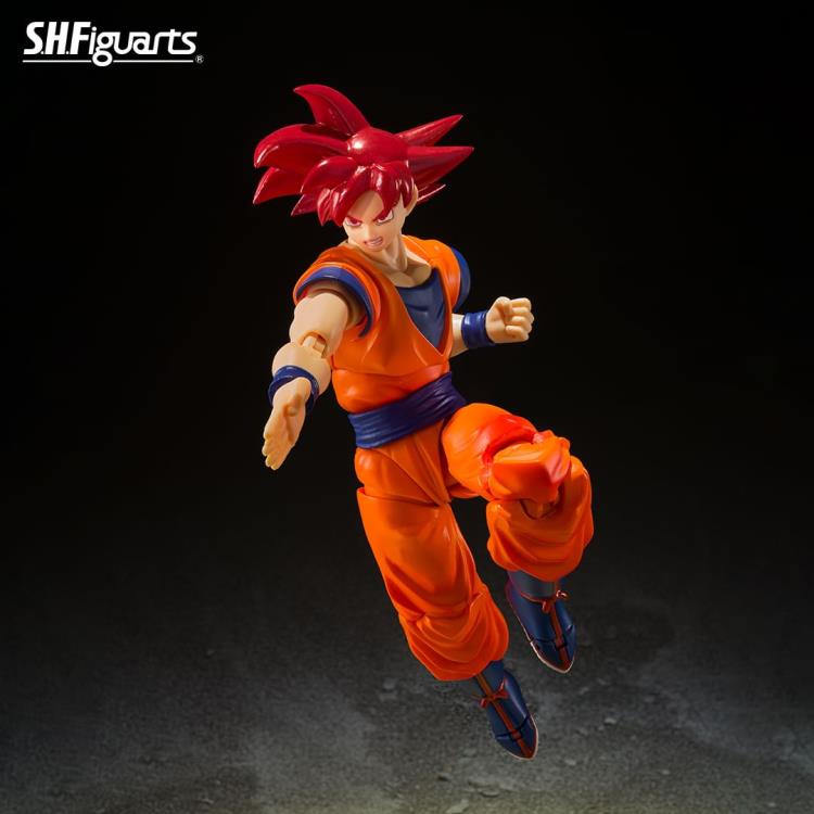 SH Figuarts Dragon Ball Super - Super Saiyan God Son Goku (Saiyan God of Virtue)