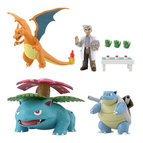Pokemon Scale World Kanto Region Professor Oak Set