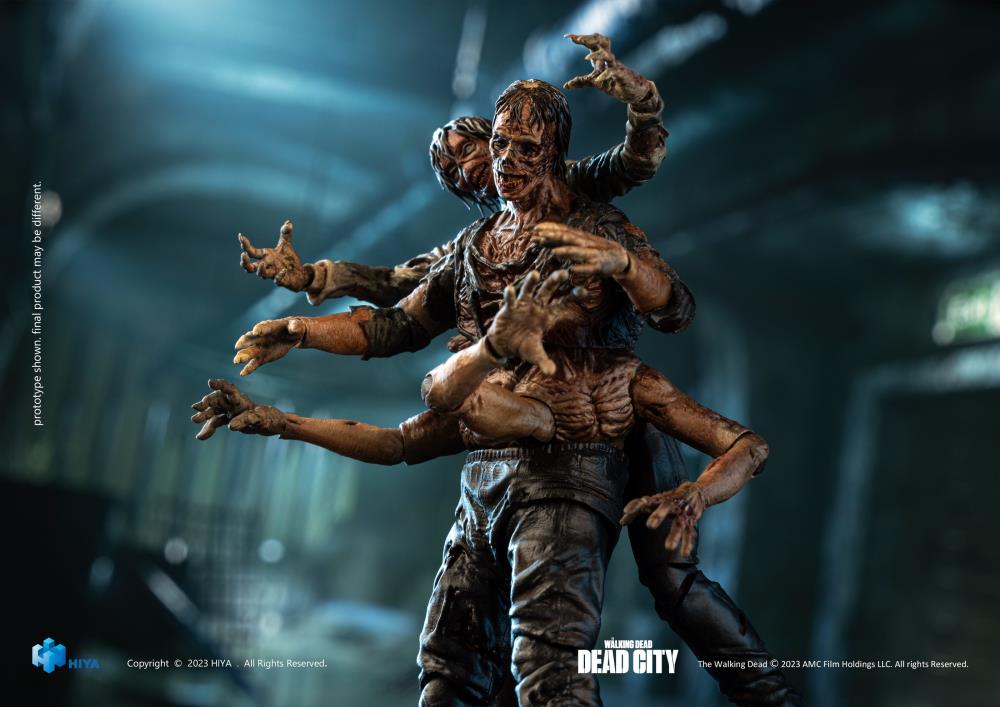 Hiya Toys 1/18 The Walking Dead Dead City - Walker King
