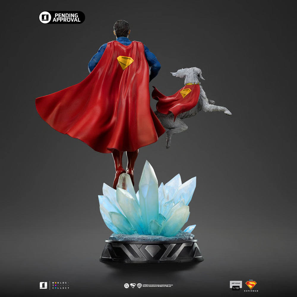 Iron Studios Art Scale 1/10 Superman Legacy - Superman & Krypto