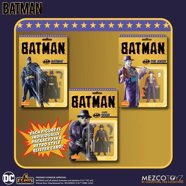 Mezco Toyz 5 Points DC Batman 1989