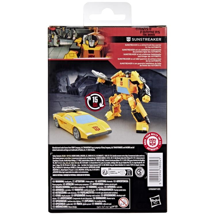 Hasbro Studio Series Transformers Sunstreaker