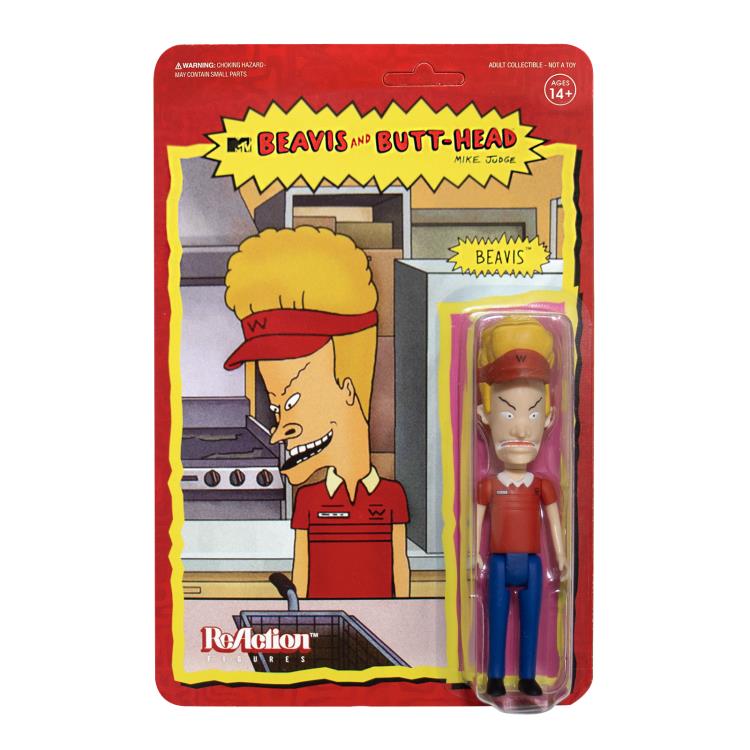 Super7 Beavis and Butt-Head Reaction Beavis Burger World