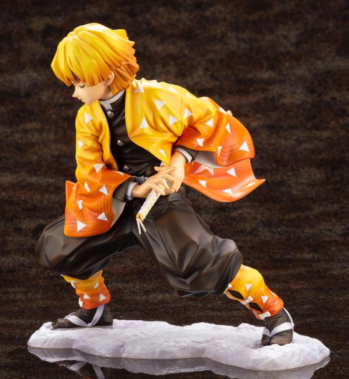 Kotobukiya Artfx-J Demon Slayer Zenitsu Agatsuma with Bonus Part
