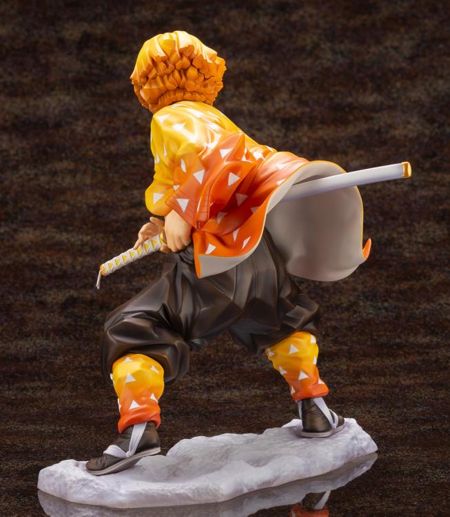 Kotobukiya Artfx-J Demon Slayer Zenitsu Agatsuma with Bonus Part