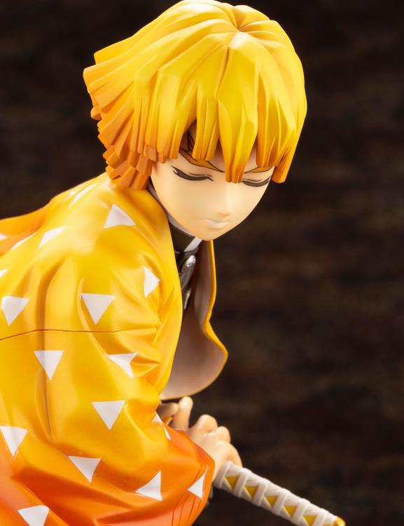 Kotobukiya Artfx-J Demon Slayer Zenitsu Agatsuma with Bonus Part