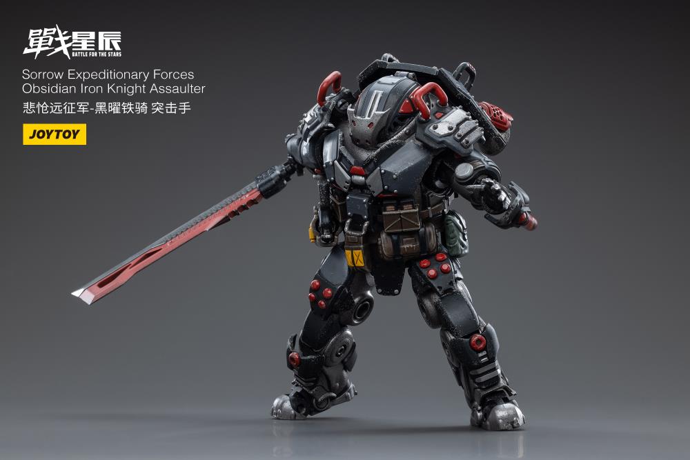 Joytoy 1/18 Battle for the Stars Sorrow Expeditionary Forces Obsidian Iron Knight Assaulter