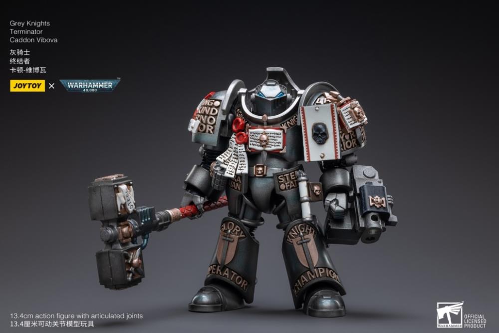 Joytoy 1/18 Warhammer 40K Grey Knights Terminator - Caddon Vibova