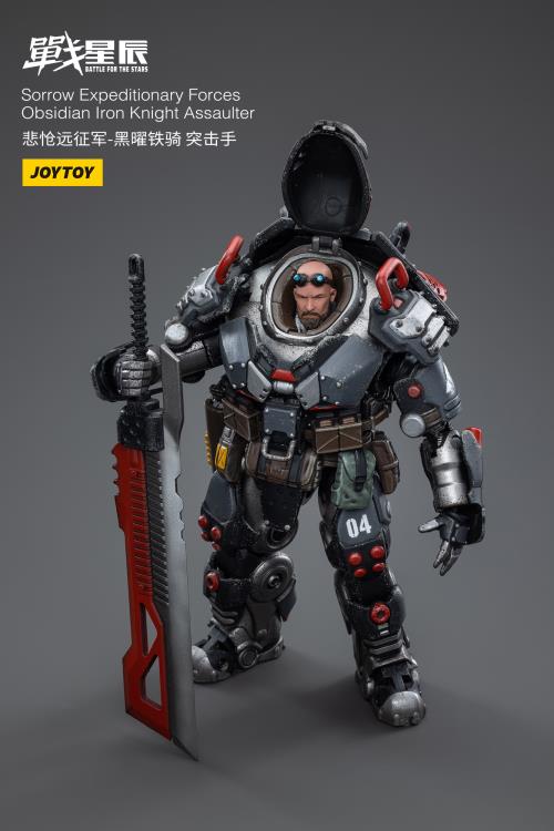 Joytoy 1/18 Battle for the Stars Sorrow Expeditionary Forces Obsidian Iron Knight Assaulter