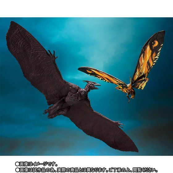 SH Monsterarts Godzilla 2019 King of Monsters Rodan and Mothra