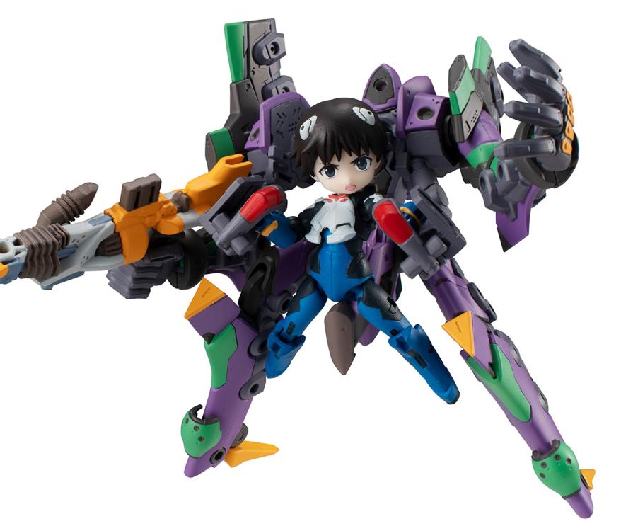 Megahouse Desktop Army Evangelion Eva-01 and Shinji Ikari