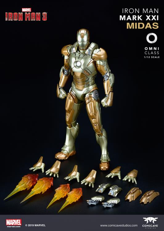 Comicave Omni Class 1/12 Marvel Iron Man Mark 21 Midas