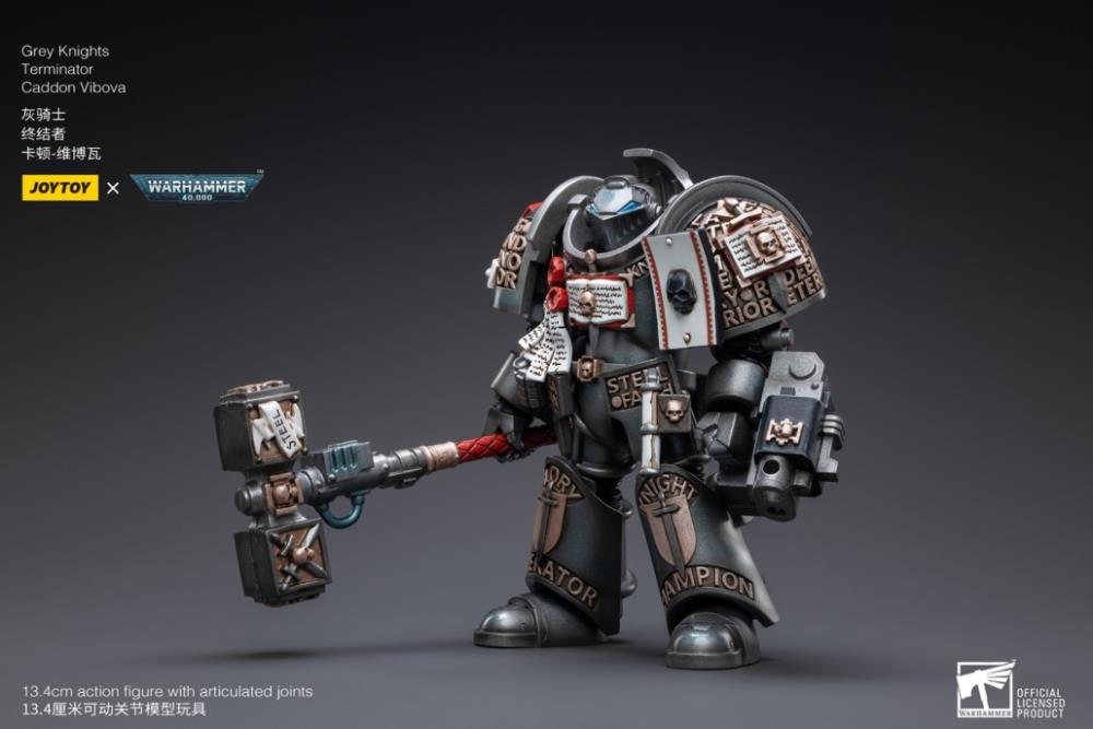 Joytoy 1/18 Warhammer 40K Grey Knights Terminator - Caddon Vibova