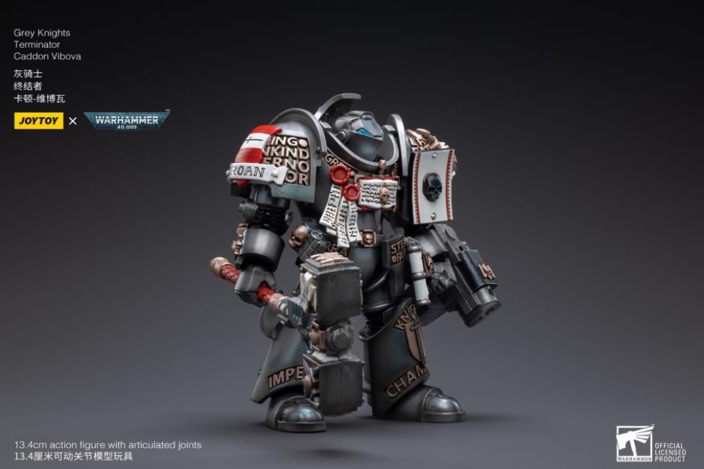 Joytoy 1/18 Warhammer 40K Grey Knights Terminator - Caddon Vibova