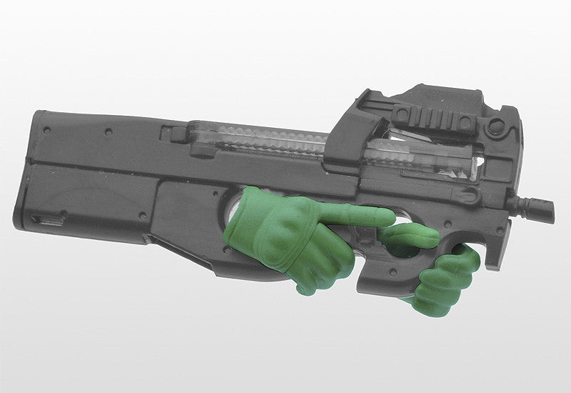 Tomytec Little Armory LAOP07 Figma Tactical Gloves 2 Revolver Set (Green)