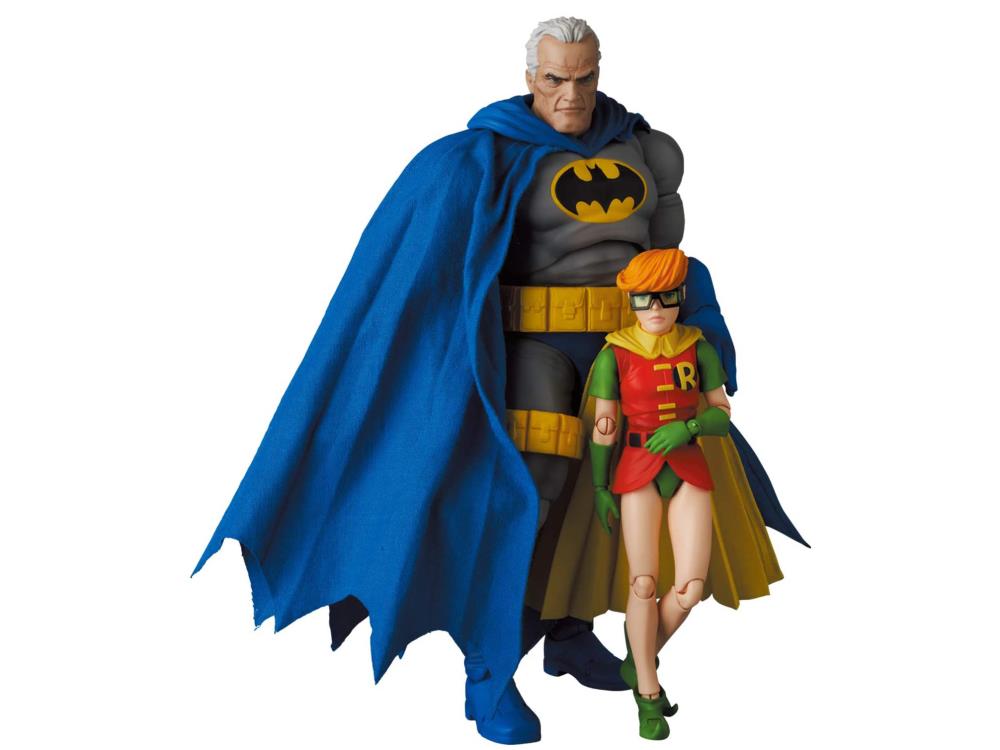 Mafex DC The Dark Knight Returns Batman Blue Version and Robin 2 Pack