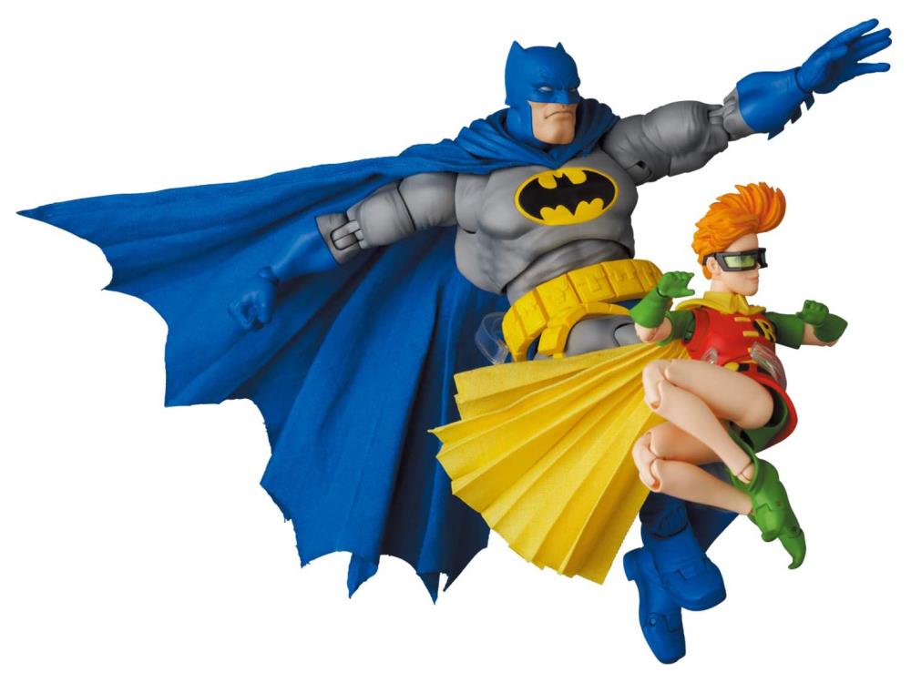 Mafex DC The Dark Knight Returns Batman Blue Version and Robin 2 Pack