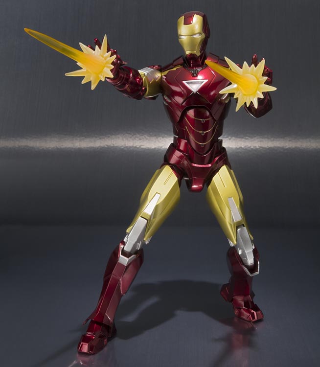 SH Figuarts Marvel Iron Man Mark 6 with Hall of Armor