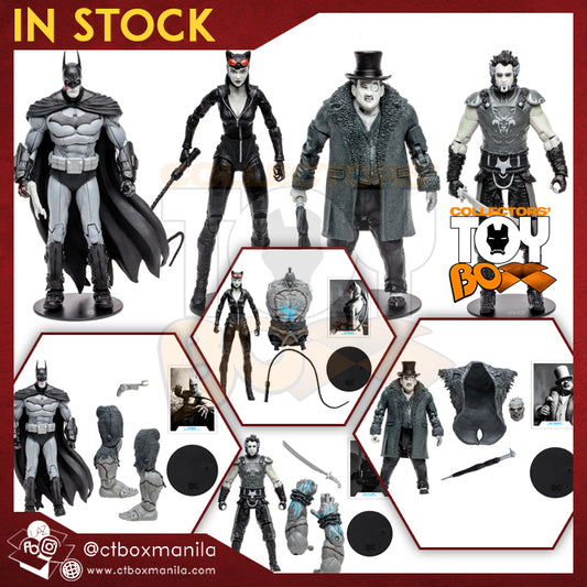 [BUNDLE] McFarlane Toys DC Multiverse Batman Arkham City Set B&W (Solomon Grundy) [Gold Label]