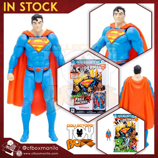 DC Direct Page Punchers DC Universe Rebirth Superman with Comic
