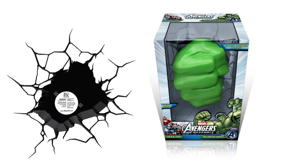 3D LightFX Decolights Marvel Hulk Fist