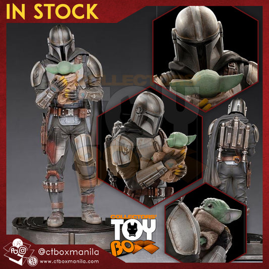 Iron Studios Art Scale 1/10 The Mandalorian | The Mandalorian with Grogu