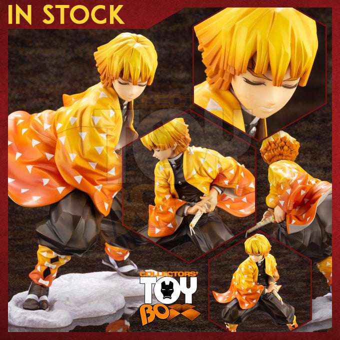 Kotobukiya Artfx-J Demon Slayer Zenitsu Agatsuma with Bonus Part