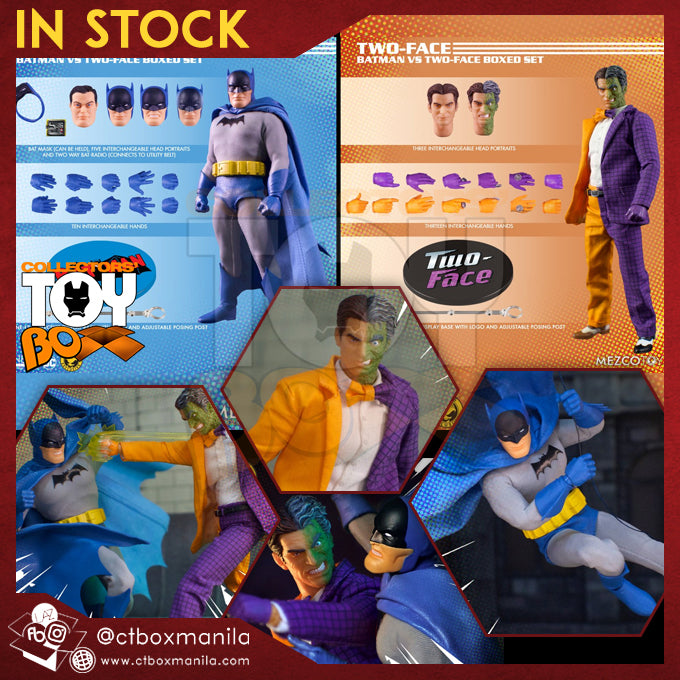 Mezco One:12 Collective DC Golden Age Batman vs Two-Face Boxed Set
