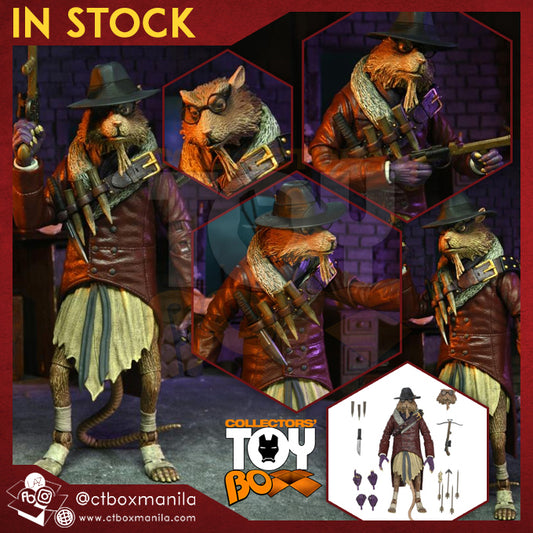 Neca Ultimate Universal Monsters x TMNT - Splinter as Van Helsing