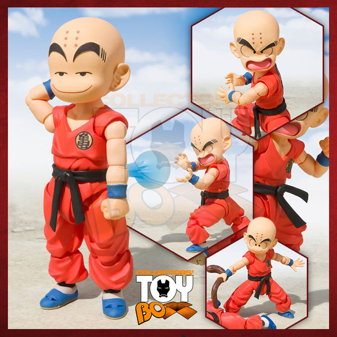 Figura De Accion Tamashii Nations Krillin Battle Clothes SH Figuarts Figura De Accion Tamashii Nations Krillin Battle Clothes SH Figuarts