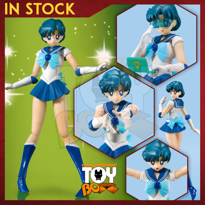 SH Figuarts Pretty Guardian Sailor Moon Sailor Mercury Animation Color Edition