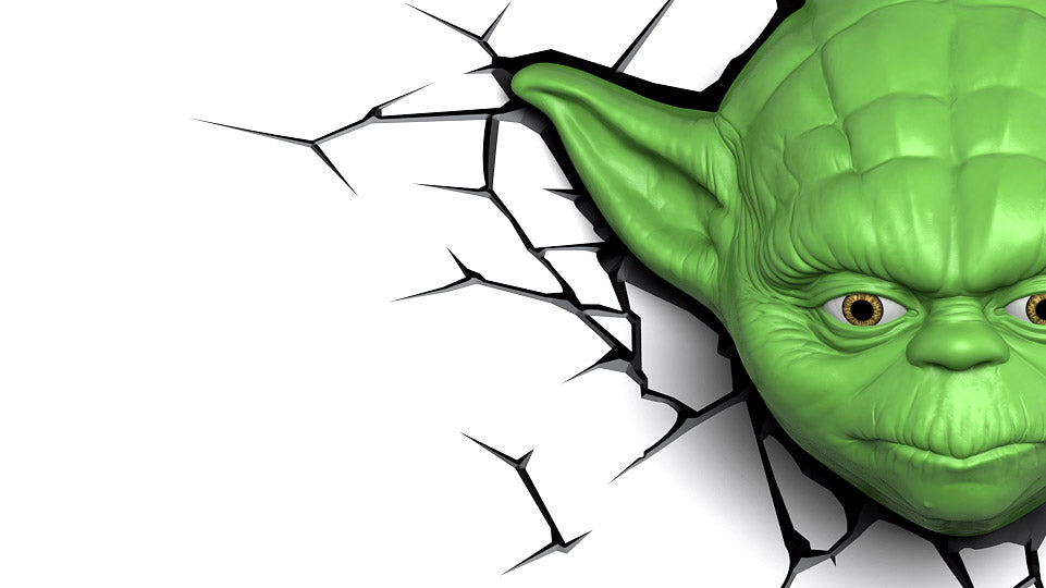 3D LightFX Decolights Star Wars Yoda Head