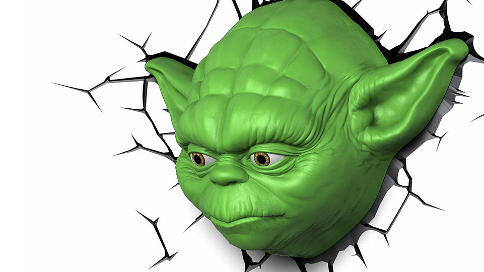 3D LightFX Decolights Star Wars Yoda Head