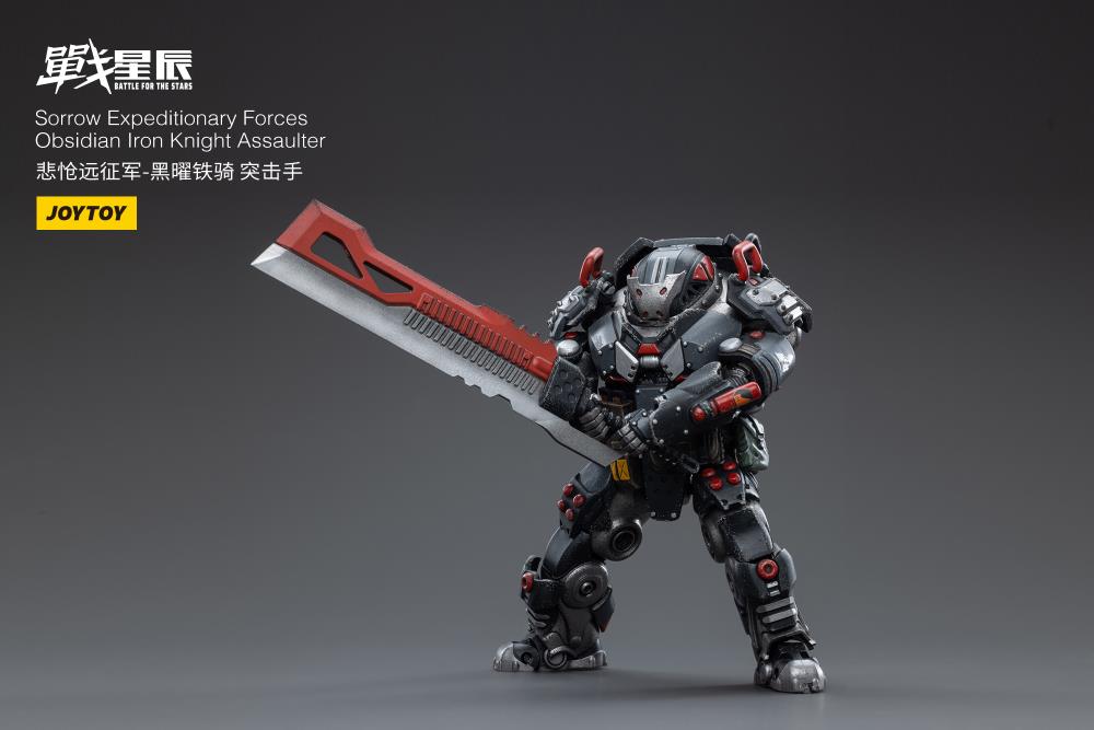 Joytoy 1/18 Battle for the Stars Sorrow Expeditionary Forces Obsidian Iron Knight Assaulter