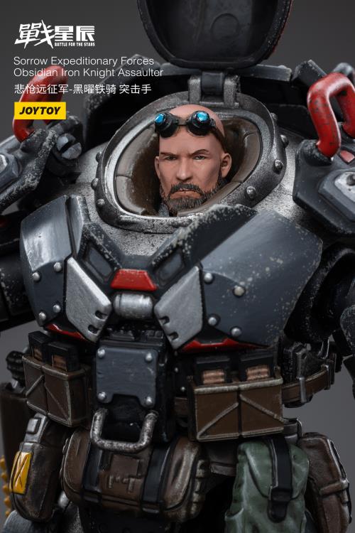 Joytoy 1/18 Battle for the Stars Sorrow Expeditionary Forces Obsidian Iron Knight Assaulter