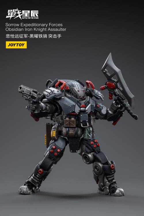 Joytoy 1/18 Battle for the Stars Sorrow Expeditionary Forces Obsidian Iron Knight Assaulter